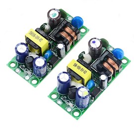 AC-DC SM-PLG06A Switch Step Down Module Switching Power Supply Board AC 110V 220v to DC 3.3V 5V 9V 12V 15V 24V 2pcs (5V)