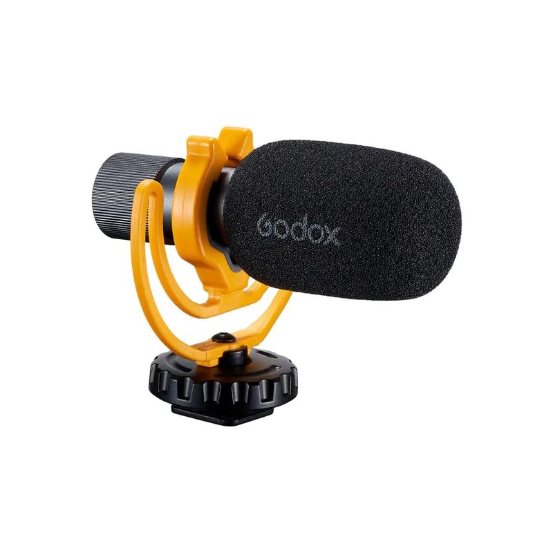 GODOX Micrófono Shotgun Compacto VS-Mic TRS a TRRS 3.5mm