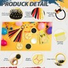 Softball Hair Accessories (yellow)
