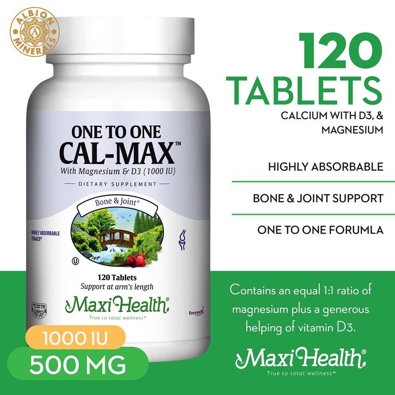 500 mg Calcium Supplement with Vitamin D3 (1000 IU) and