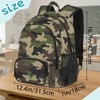 LOMBARDIDEN Kids Backpack for Boys - Green Camouflage School Backpack