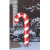 2-PC Red & White Christmas Candy Cane Reversible Corrugated Plastic