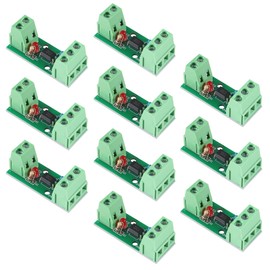 10Pcs 1 Channel Optocoupler Isolation Module 12V PC817 EL817 Photoelectric 1 Way Opto PNP NPN Signal Converter Rail Holder PLC Drive Motor Board