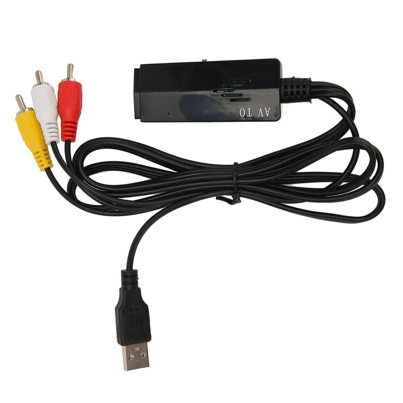 RCA to HD Multimedia Interface Converter Support 1080P USB Power
