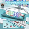 Womier 60% Percent Keyboard,WK61 V2 Mechanical RGB Wired Gaming Keyboard,Hot-Swappable