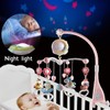 BOBXIN Baby Musical Crib Mobile with Projector and Night Light,150