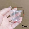 Cynohesta Bulk Mini Plastic Shot Glasses Disposable Small Cups，Clear Communion
