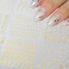 30 Sheets Star Nail Sticker Gold Star Moon Nail Art
