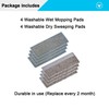 Extolife 8 Pack Washable and Reusable Mopping Pads for iRobot