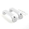 METYOUCAR Aluminum Alloy Replacement Interior Door Grab Handle Silver for