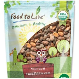 Food To Live Granos De Cacao Orgánico 2 Lb Sin Ogm