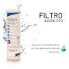 Kit Cartuchos Estándar 2.5x10 3 Sedimentos 3 Carbón Bloque de