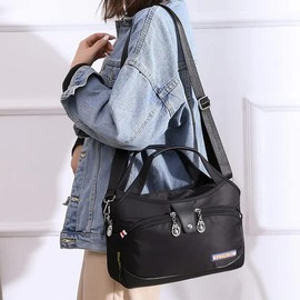 Crossbody Bag, 2023 New Women Waterproof Anti Theft Multi-pocket Oxford Cloth Crossbody Shoulder Bag Handbag Purse.
