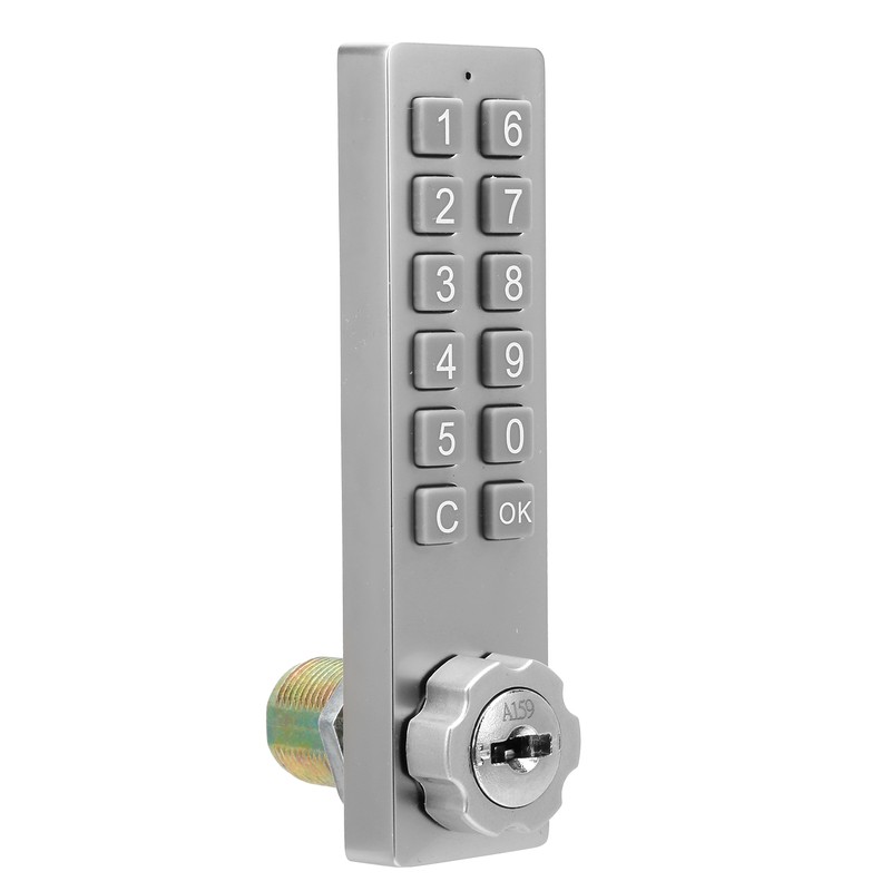 Keypad Cabinet Lock Password Key Unlocking Zinc Alloy Security With