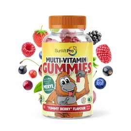 Sunvit-D3 Kids Multivitamin Gummies 3-12 - All Natural Flavors Kids Vitamins | Kids Chewable Multivitamins | 60 Daily Gummies Includes Vitamin-A, Vitamin-C, B6, B12, B5, Niacin, Iodine, Zinc & Biotin