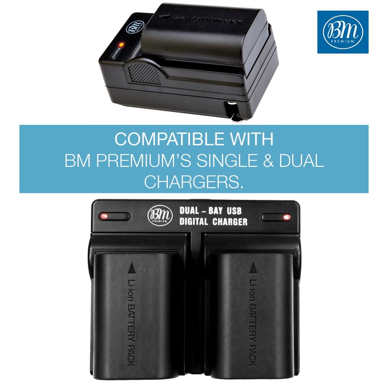 BM Premium 2 LP-E6N Batteries for Canon EOS R, EOS