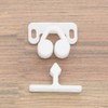 3Pcs White Marine Boat Ball Catch Door Cupboard Spring Back