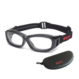 ZETT ZT-301 Baseball Goggles, Sports Glasses, No Prescription, Juniors, Kids, Boys, Baseball, Eye Guard, Protection (Matte Black)
