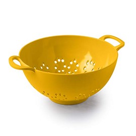 Zeal Melamine Colander/Strainer (15cm) -Mustard Yellow, 5.9in