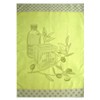 Santens Kitchen Cloth Marseille Jacquard Green