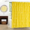 WestWeir Ruffle Shower Curtain, 72-inches Extra Long, Yellow Ruffled Bath