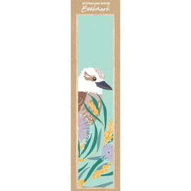 Aero Australian Wood Bookmark Fauna (Animals), Kookaburra Mint
