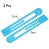 HARFINGTON 3pcs Straight Ruler 12cm Metric Aluminum Alloy Ruler Scale