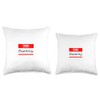 Sammy, Hello My Name is Name Tag, Badge Throw Pillow