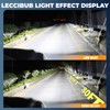 LECCIBUB Headlight Bulbs Compatible With Volkswagen Jetta 2007-2014,H7 High Beam