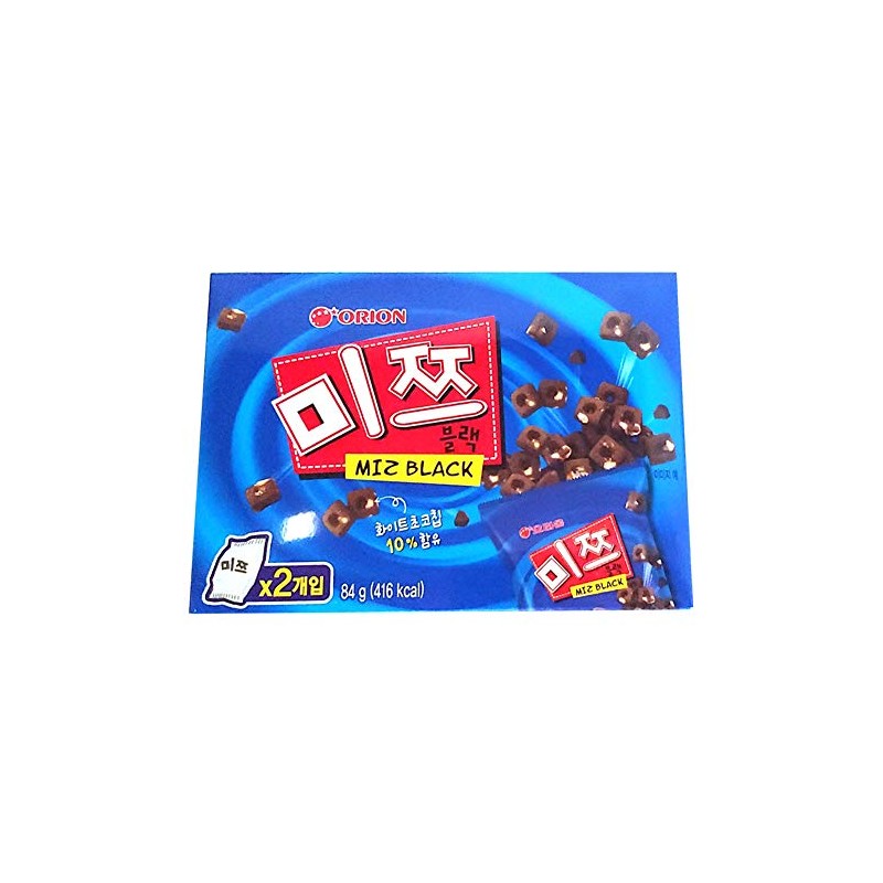 Korean Snack Chips, Cookies, Candy Gift package (MIZ BLACK) 1Pack