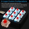 Koolertron Mechanical Numpad Macro Keyboard, 9-Key Numeric Keypad LED Backlit