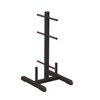 Body-Solid (GSWTB) Standard Weight Plates Tree & Bar Holder -