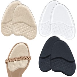 Thick forefoot pad at the toe, high-heeled foot pad (Style1, One size)