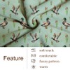WADORN Wild Mallard Duck Throw Blanket, Cozy Soft Ducks Reeds
