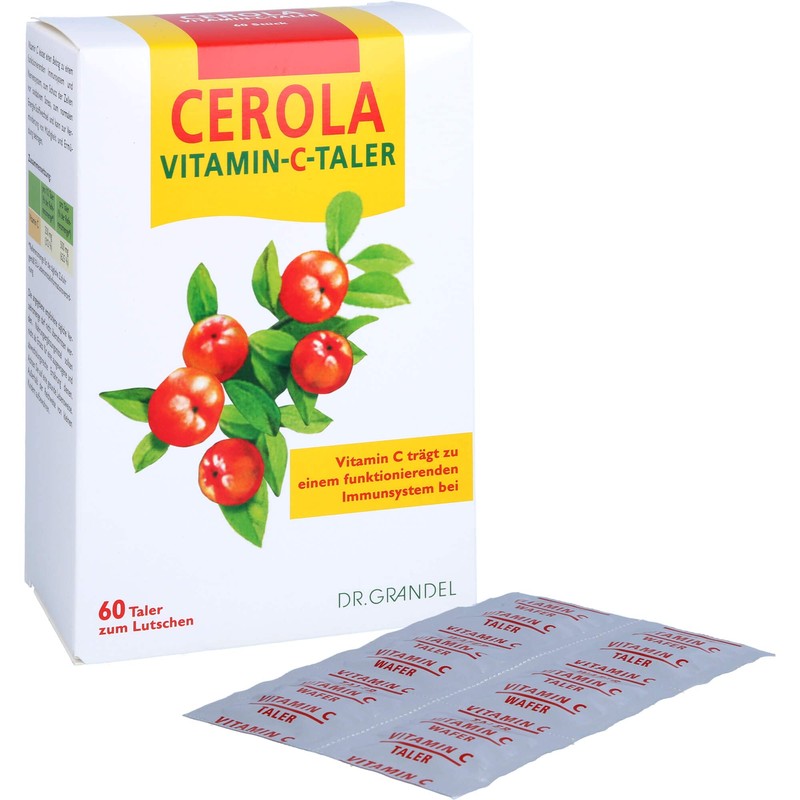 Cerola Vitamin C Taler, 60 St