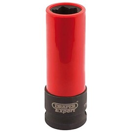 Draper 16175 DR. HI-Torq Wheel Nut Socket for Alloy Wheels for Benz, 1/2-Inch, 17 mm