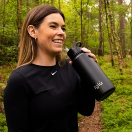 iglu Reusable Water Bottles | Premium Double Walled Stainless Steel | Vacuum Insulated | 24 Hours Cold & 12 Hours Hot | Sweatproof & BPA Free | Great His & Her Eco-Friendly Gift (Blue Lagoon, 1L)