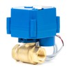 U.S. Solid Motor Ball Valve with Manual Function - 1/2