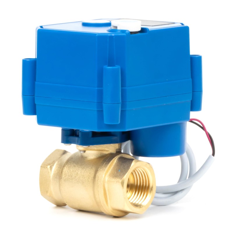 U.S. Solid Motor Ball Valve with Manual Function - 1/2