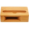 SEWACC Phone Stand for Desk Bamboo Phone Sound Amplifier, Universal
