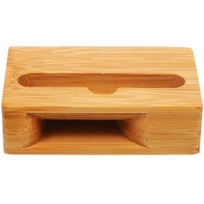 SEWACC Phone Stand for Desk Bamboo Phone Sound Amplifier, Universal