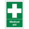 V Safety Medical Aid - Portrait 100 x 150 mm