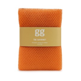 Safarinet African Mesh Sponge, Extra Long Exfoliating Bath Scrub for Smooth Skin, Back Acne and Keratosis, Pilaris, Bacteria Resistant, Durable, Travel Friendly