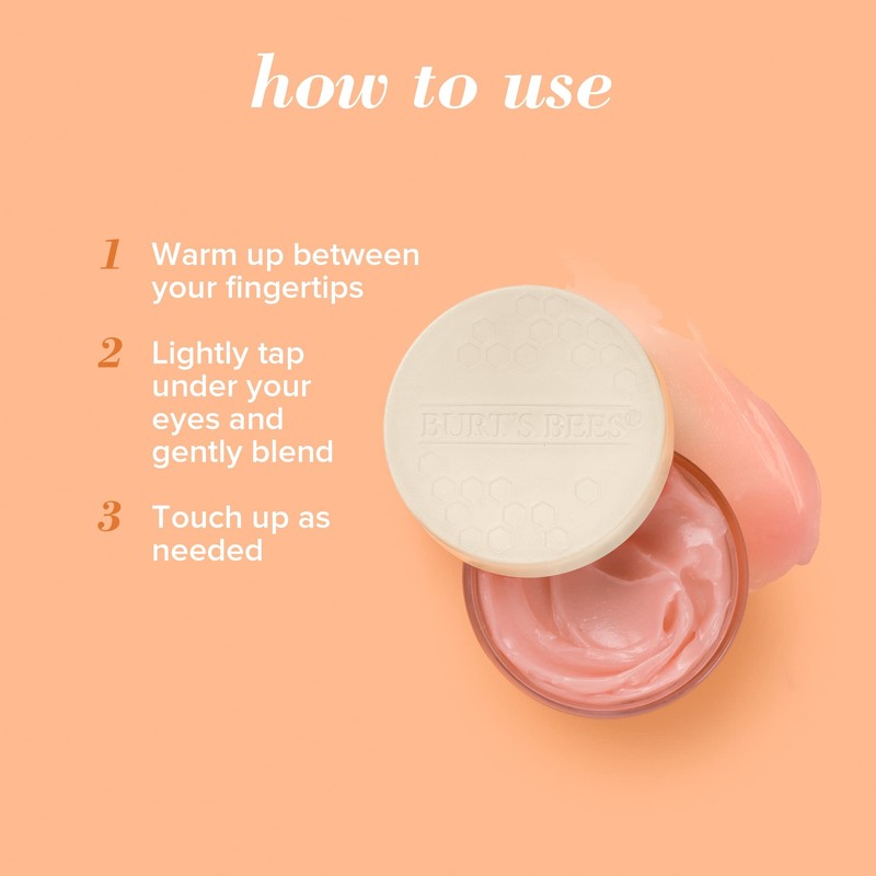 Burt's Bees Illuminating Eye Balm with Vitamin C, 100% Natural