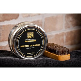 The Goodfellas Smile, Jabón de Afeitar Officina Artigiana con 5 aceites antioxidantes y manteca de karité, Hecho en Italia, 150 ml (Oli Del Benessere)