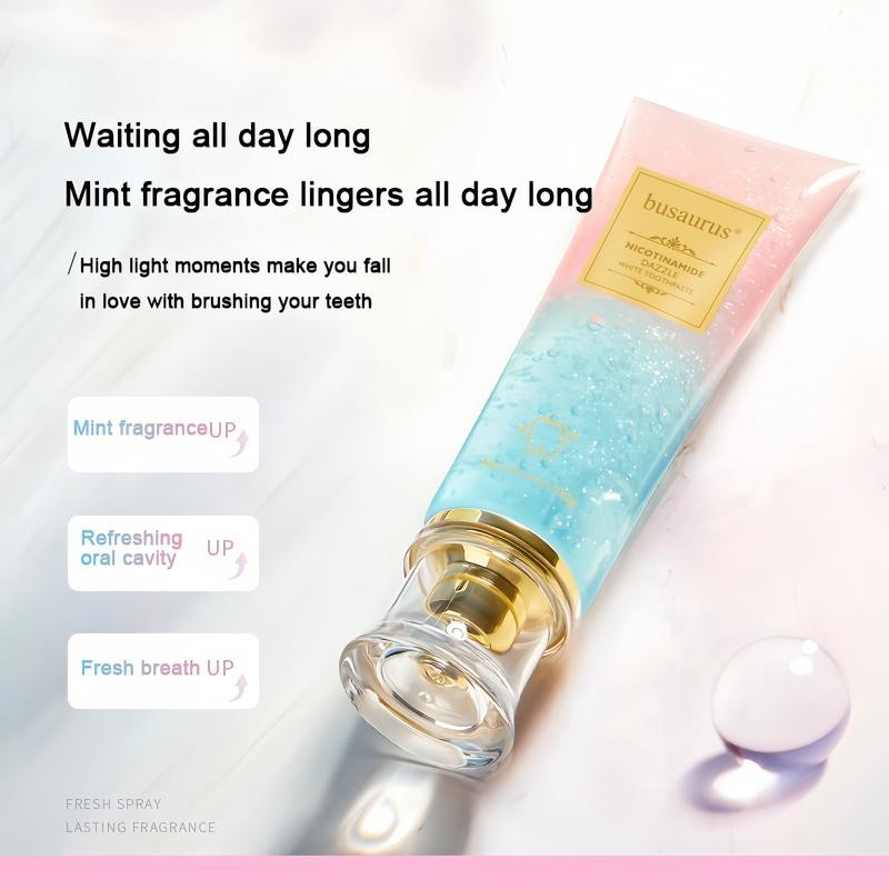 Niacinamide Toothpaste Mint flavored toothpaste freshens breath, deep cleansing improves