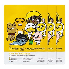 The Crème Shop CALL ME YOUTHFUL Printed Essence Sheet Mask (3 Pack)