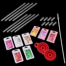 Alnicov DIY Glitter Bracelet Making Kits DIY Arts Crafts Set for Girls Sparkly Water Friendship Bracelets with 8 Tubes for Girls Birthday Present