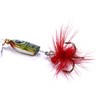 CORHAD Durable Fishing Spinner Sequin Bait 4.5cm Real Fish Shape