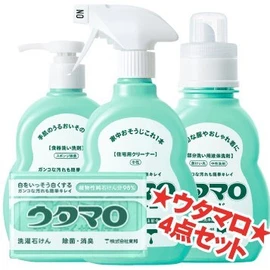 Utamaro Seken + Liquid + Kitchen + Cleaner [Set of 4]